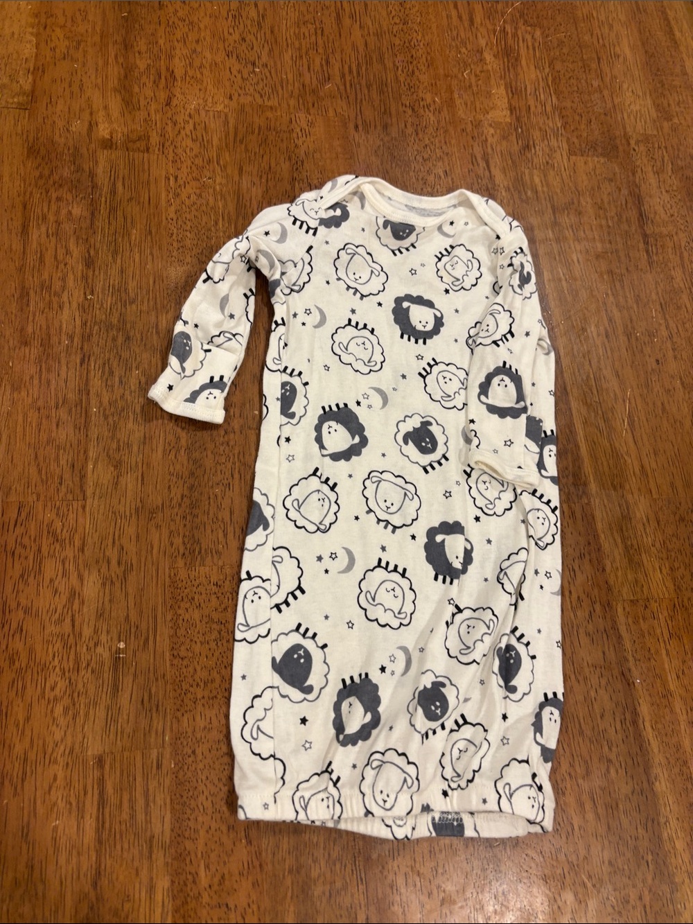 Garanimals Cream and Gray Lion-Print Long Sleeve Sleep Sack